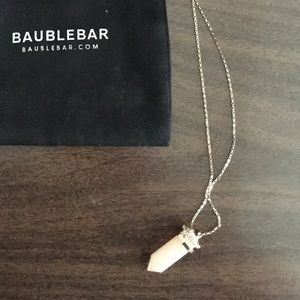 Baublebar quartz necklace